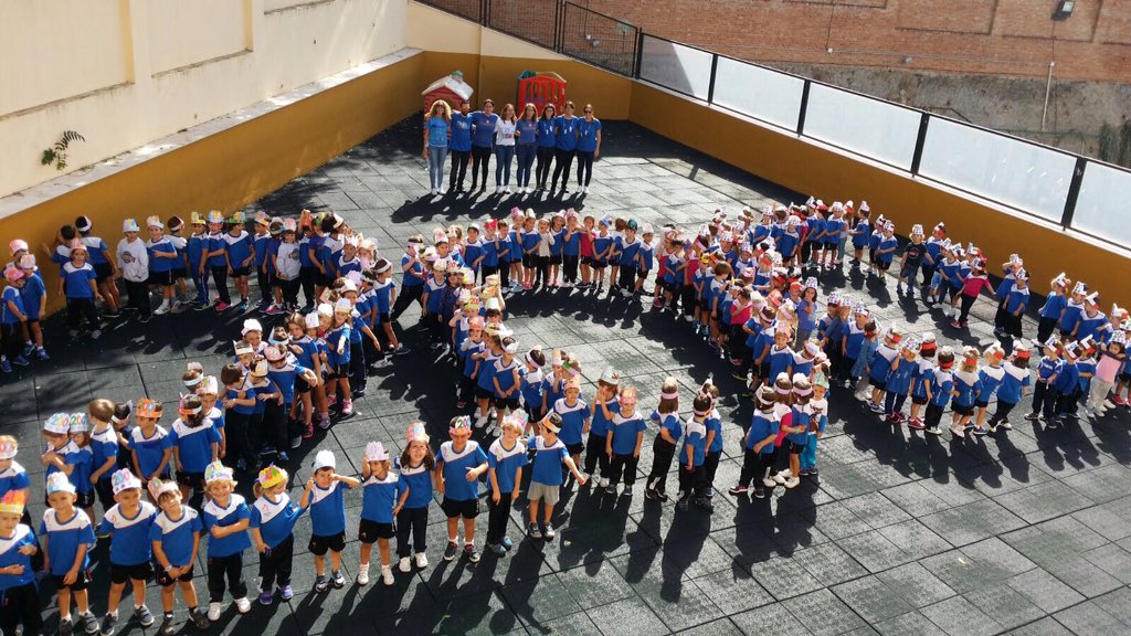 Y este es el 2️⃣0️⃣0️⃣de Infantil en el día de la celebración del inicio del #BicentenarioMarista <a href="/fms_champagnat/">FMS Champagnat</a>