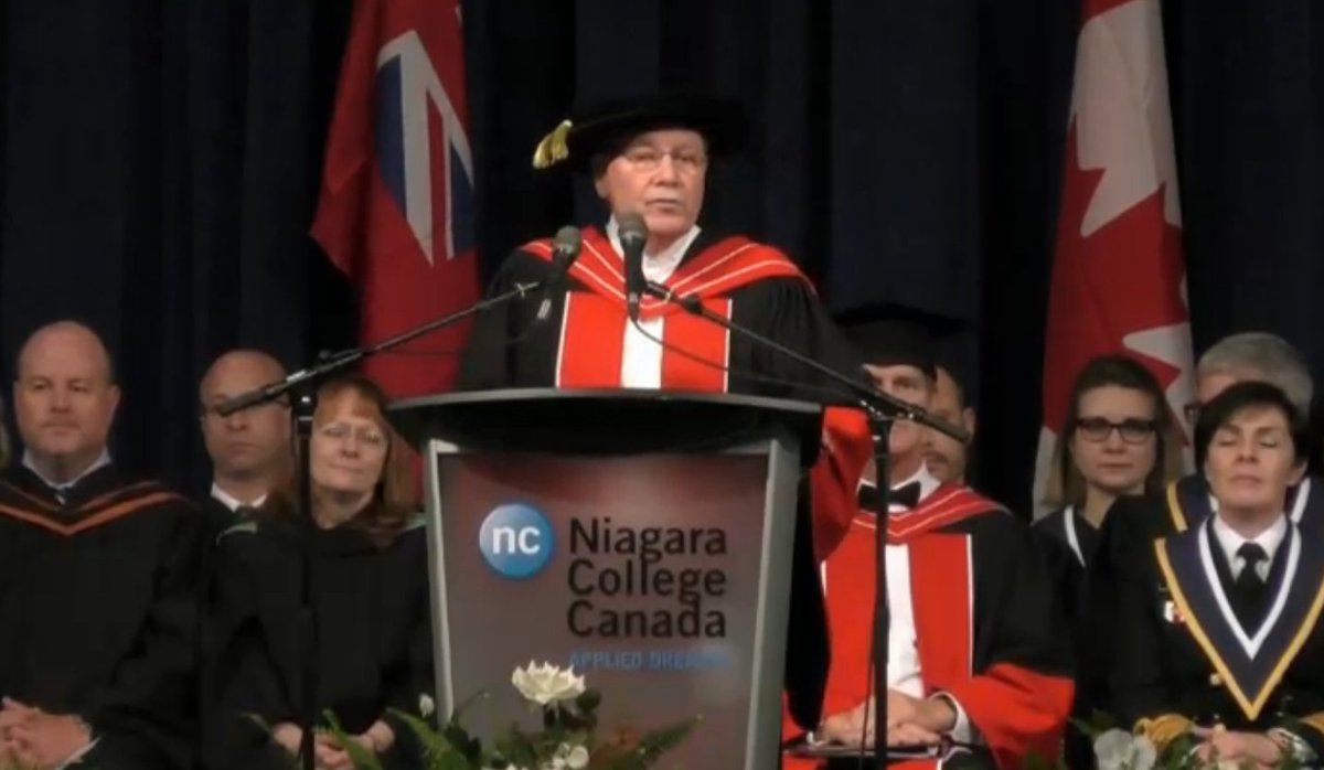 niagaracollege's tweet photo. "We succeed when u succeed & we take pride in your accomplishments. It's u who will help drive our economy & future prosperity." #NCgrad16 https://t.co/RCrssnkG2T