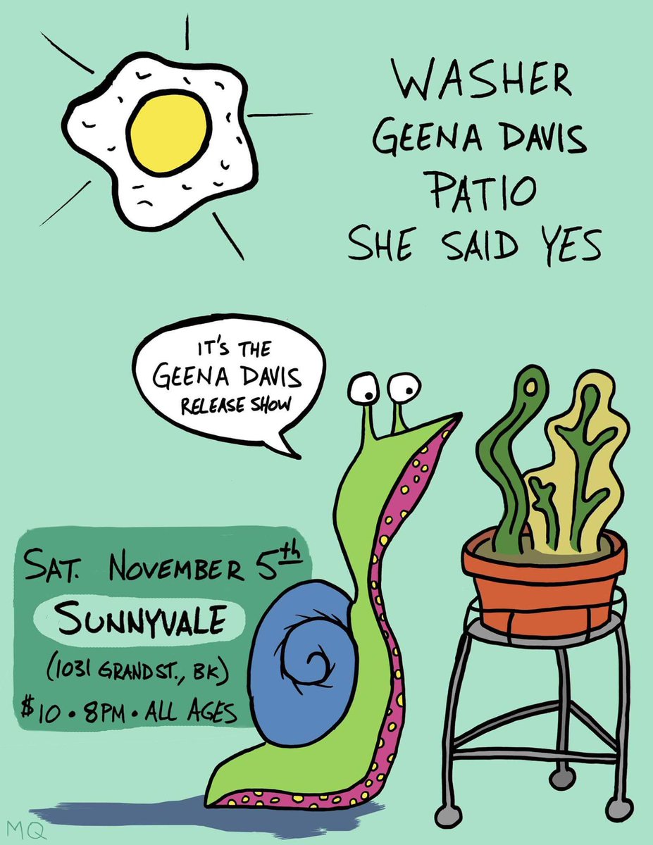 Playing a show next weekend!!! and Quigley made this cool thing for the thing