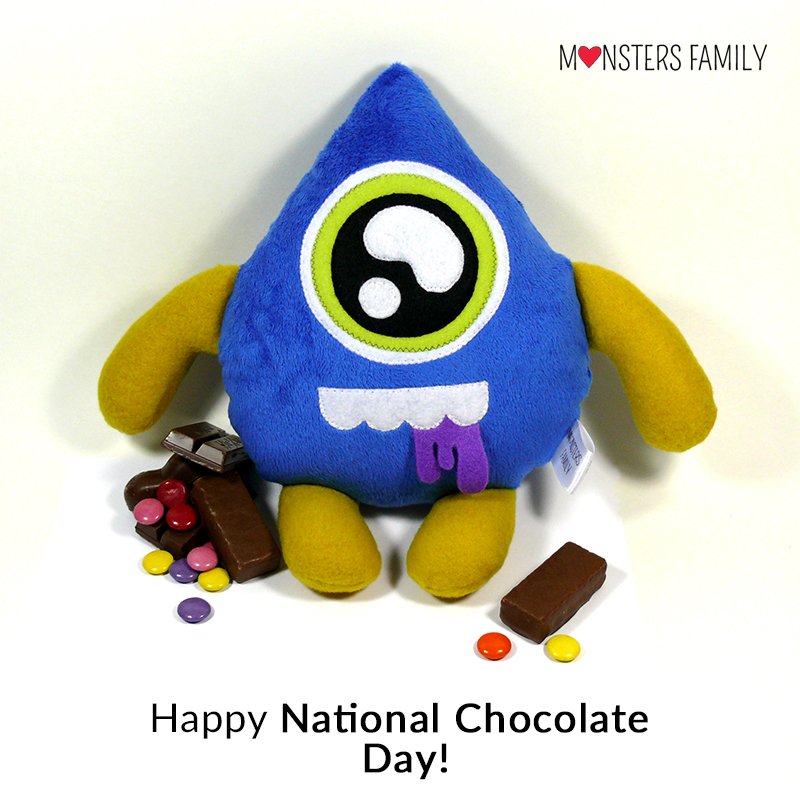 LoveMonsterLand's tweet photo. Happy #nationalchocolateday! <3
#chocolatebar #candies #cutemonster #kawaii #epiconetsy #etsychaching #differencemakesus #craftshout https://t.co/e2KzTks3jJ