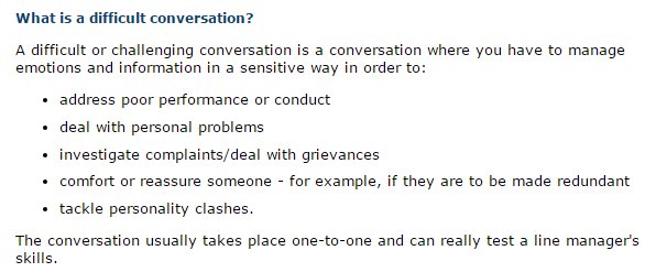 acasorguk's tweet image. Going back to basics, what is a #difficultconversation in the workplace? bit.ly/1CUqLrD #ManagingPeople