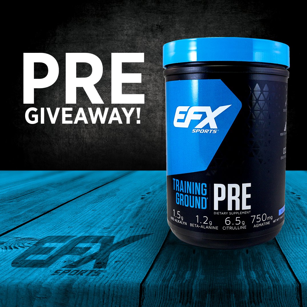 What are your fitness questions? We have answers &amp; best question gets a full-sized bottle of Training Ground PRE.
#freebiefriday #fitness