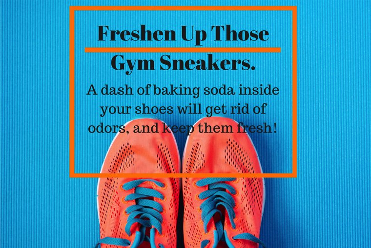 orangecleanct's tweet photo. Hard work at the gym pays off, but it also makes your shoes stinky.
Baking Soda is a great solution! #naturalcleaning #fresh #fitness https://t.co/zboBMiS2AC