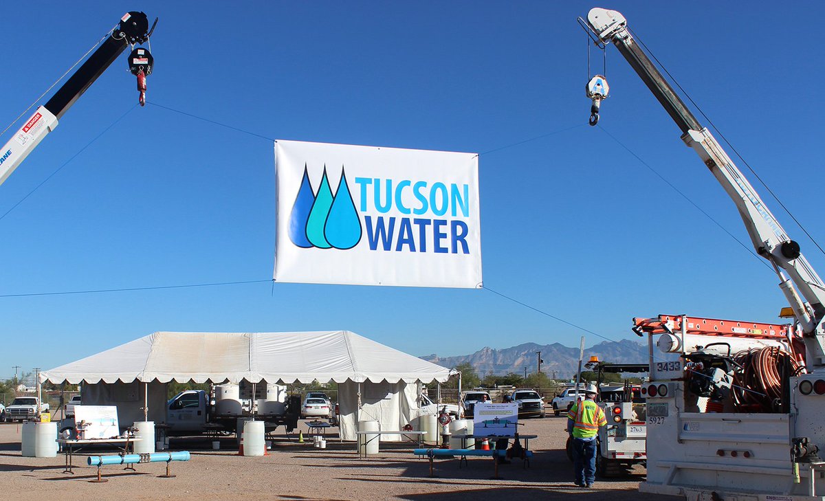 TucsonWater's tweet photo. Podcast with Tucson Water director, where bottled water comes from, winter drought forecast, more #NewsDrops https://t.co/5hBYMMJlrQ https://t.co/jHaptl506k