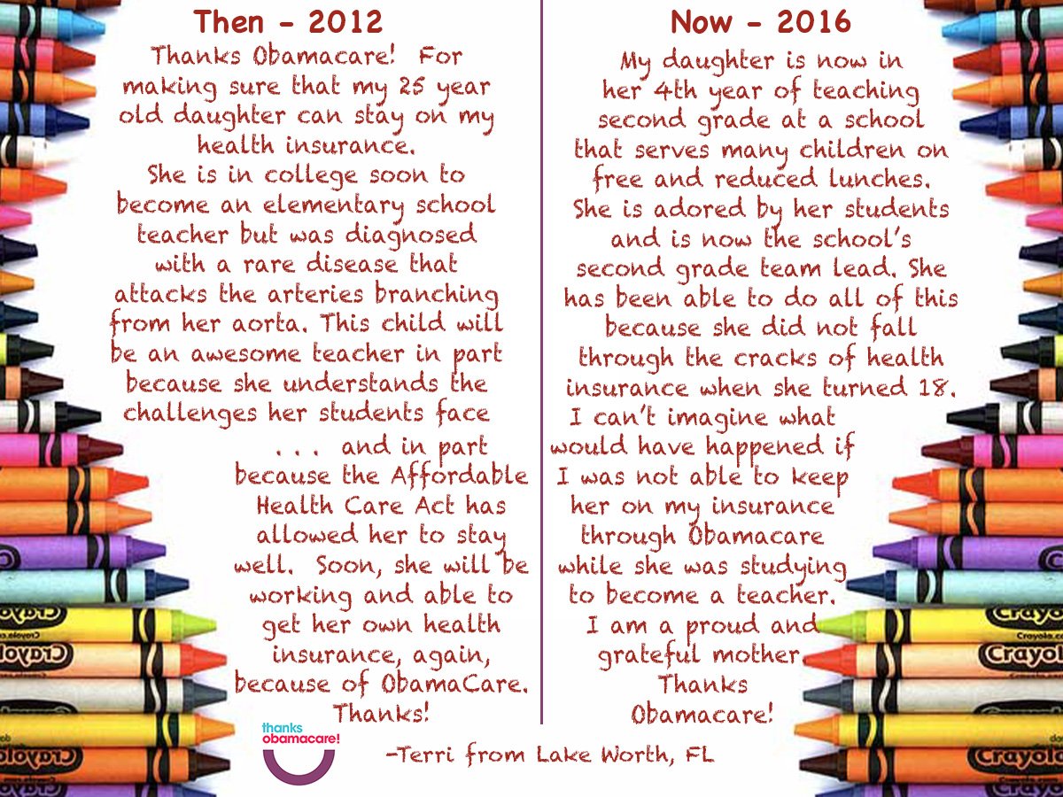 ThanksObamacare tweet picture