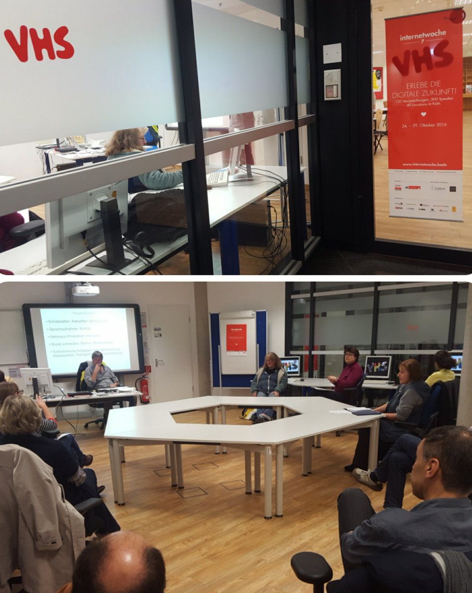 Aufnehmen, verfremden oder schneiden - im Workshop von Frank Balzer in der @vhskoeln im KOMED lernen wir den Umgang mit <a href="/audacity/">@Audacity</a> #iw7