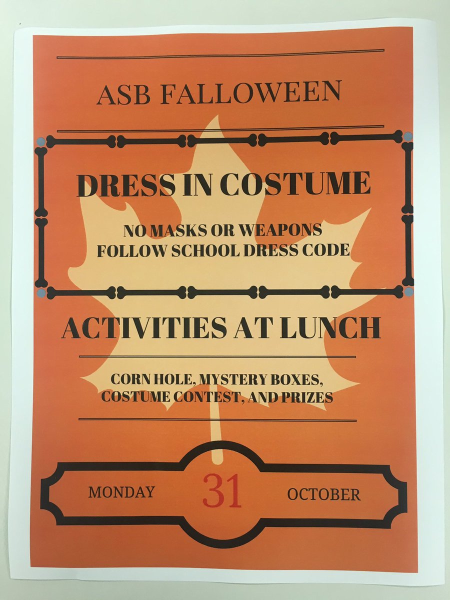 righetti805's tweet photo. 🎃FALLOWEEN🎃
10/31 at lunch
read below⬇️ https://t.co/alNGZPnSLO