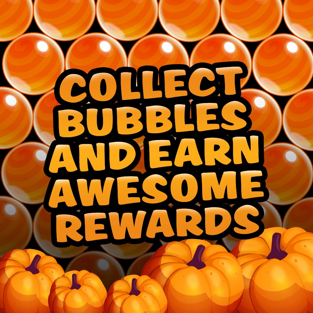 BubbleBlazeGame's tweet photo. Collect as many spooky orange bubbles as you can to earn some amazing rewards in our bubbletastic Halloween event! https://t.co/PHsLnRuMec https://t.co/4O9PnNah49
