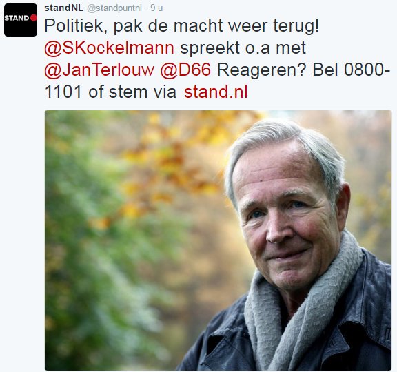 MeyerRon's tweet photo. #PakdeMacht! "Er is veel te veel macht aan multinationals gegeven" en "Marktwerking is doorgeschoten". Hup Jan Terlouw! https://t.co/1lKVCW6FHw
