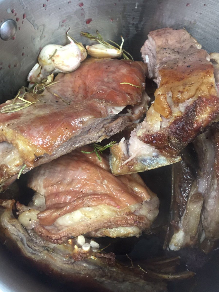 This lush <a href="/TunleyFarm/">Tunley Farm Butchers</a> Lamb has been cooking all day ready for our shepherds pie #special this weekend!