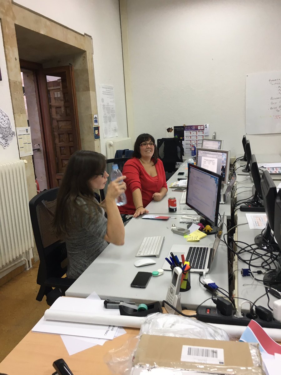 frangp's tweet photo. The #TEEM2016 team working on the conference preparations. Crazy days before the craziest days https://t.co/wtnpNxiNCw