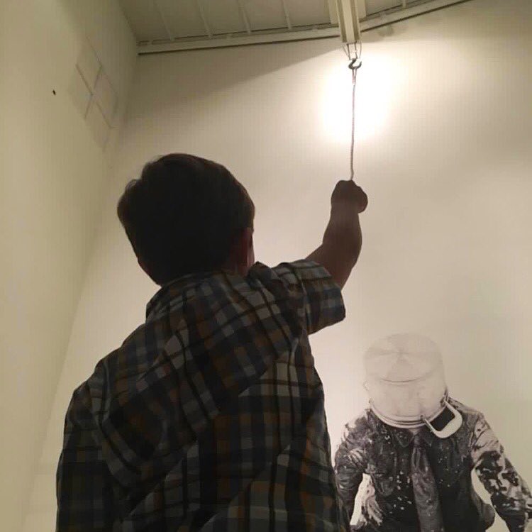 MOCAjax's tweet photo. Don't miss #EthanMurrow's #ProjectAtrium wall drawing #Plethora before its last day on October 30. Image: Michelle McClarnand #MOCAjax. https://t.co/yX26zgDah4