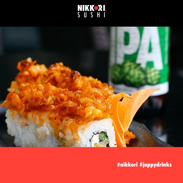 La mejor forma de empezar tu viernes es con unos tragos y sushi al estilo #nikkori #jappydrinks #jappyfood