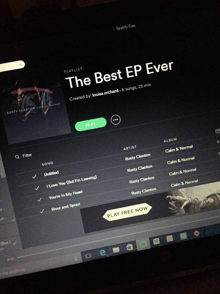 louisagrassi's tweet photo. @rustyclanton do u like my playlist title #CalmandNormal https://t.co/yI4quDMeej