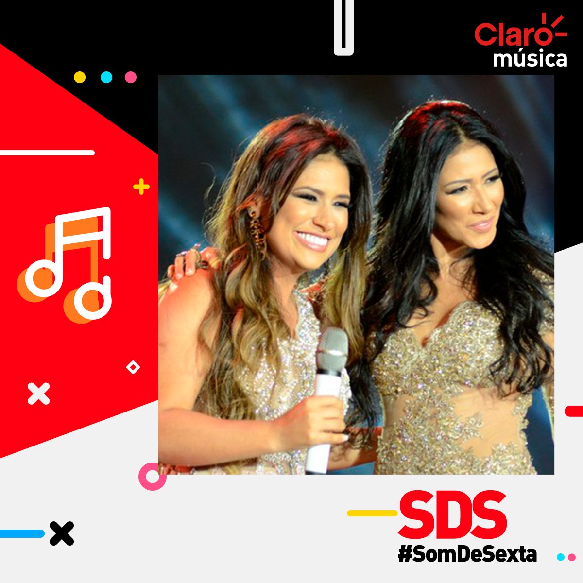 ClaromusicaBR's tweet photo. Não perde esse play com @SimoneeSimaria_! !  #somdesexta  https://t.co/6QxKUzG6Cw https://t.co/LIDufb2zZF