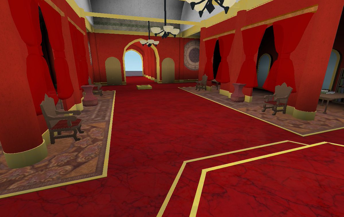 PolarisLabora's tweet photo. This commission is of a spanish palace interior for @OurFreedomRBLX #ColonialDesign #ROBLOXDev https://t.co/LLktEJlxQ6