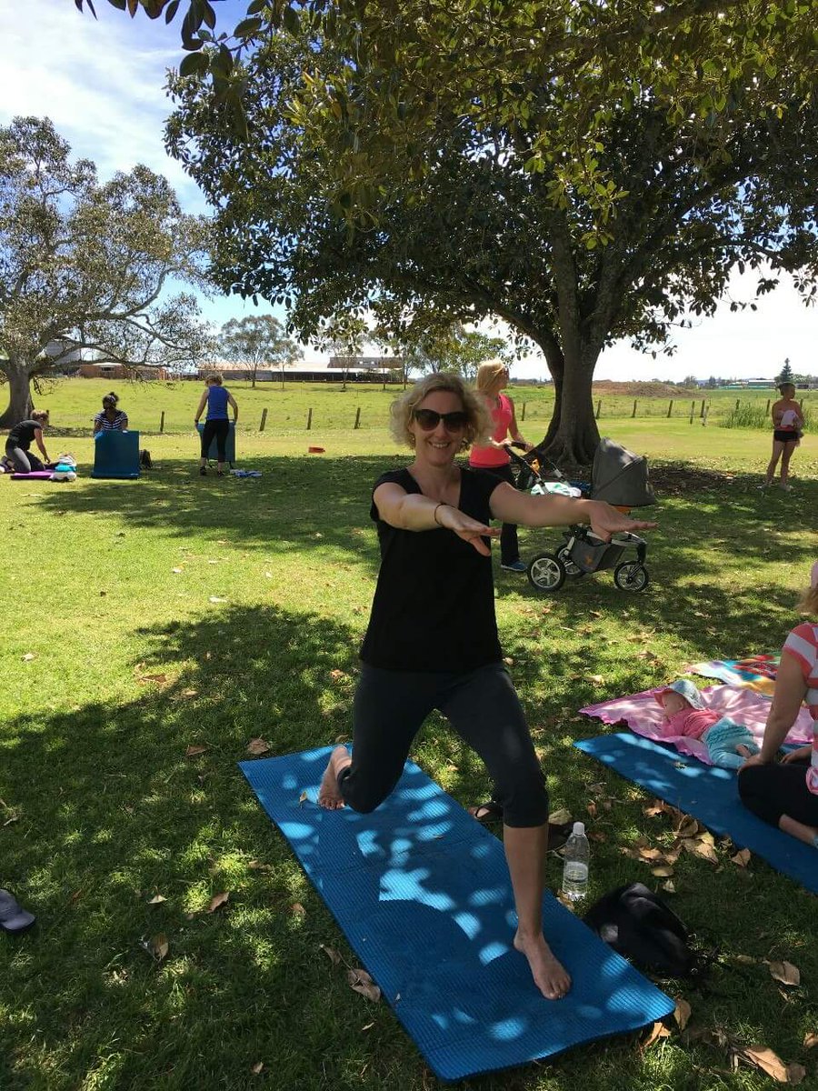 TheSilverNomads's tweet photo. Pilates in the park under the trees, #Morpeth #NewSouthWales #Ouch 😁 https://t.co/LuNGpv3wfL