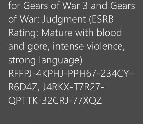 Kerensy_'s tweet photo. Free #Gearsofwar3 code and #GowJudgment #Claim #Rt https://t.co/IOuy1gwXzb