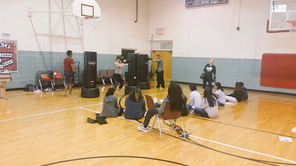 MackRaiders's tweet photo. Kickboxing and PE. #getupandexercise https://t.co/daIGd2JuhE