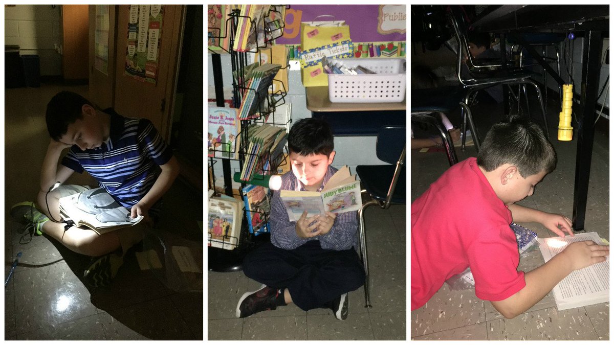 Independent Reading... Flashlight Friday! <a href="/msdeastlake/">East Lake School</a>