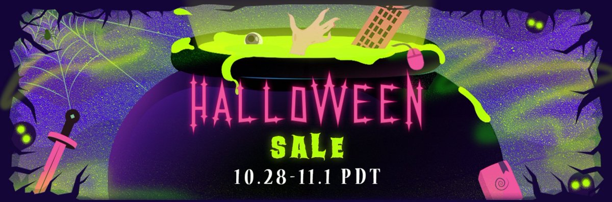 Kotaku's tweet photo. Steam is having a big Halloween sale https://t.co/sjGuMT6V2B https://t.co/jyx6M351FC