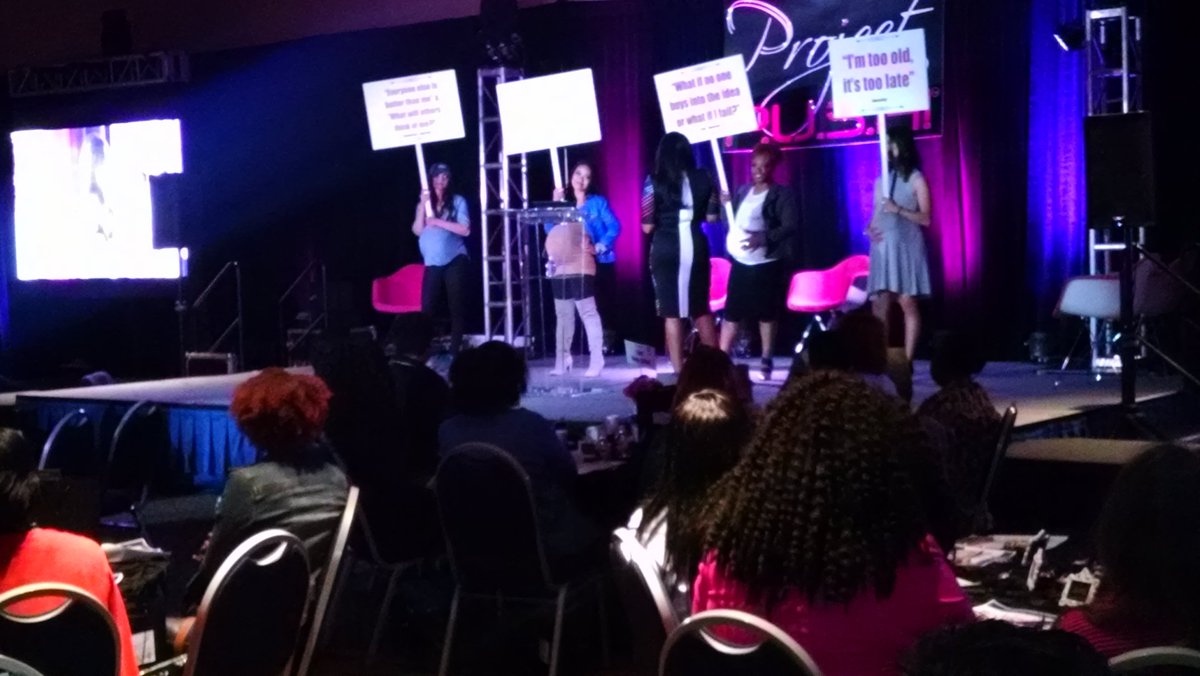 AutoShowGlobal's tweet image. #projectpush #clerendamcgrady Women Who Push Conf in Houston today!