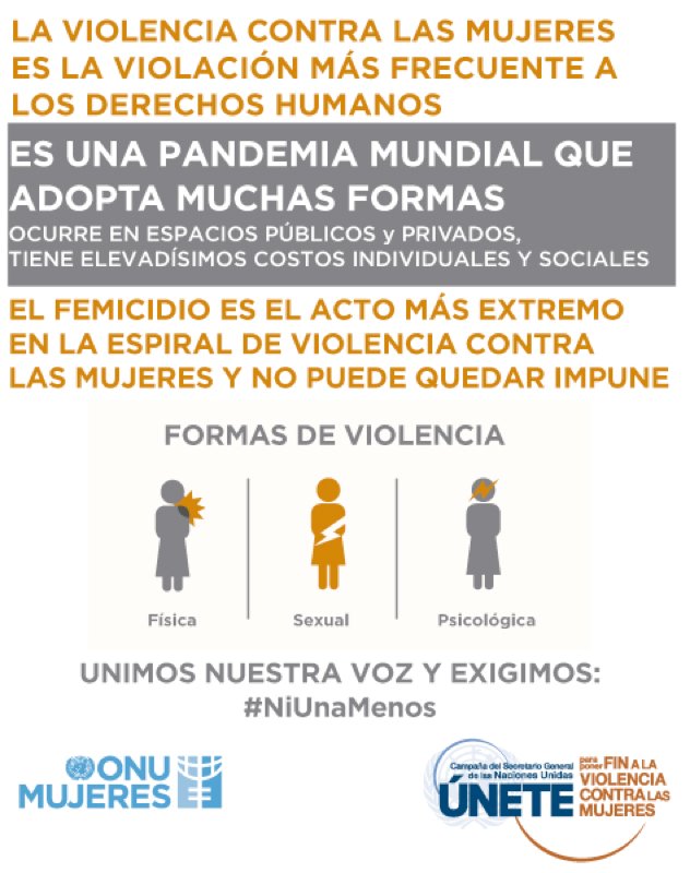 onumujeresEcu's tweet photo. El daño que genera la violencia de género no solo afecta a las mujeres y a sus familias afecta al mundo entero #NiUnaMenos #VivasNosQueremos https://t.co/K0kpxmogdb