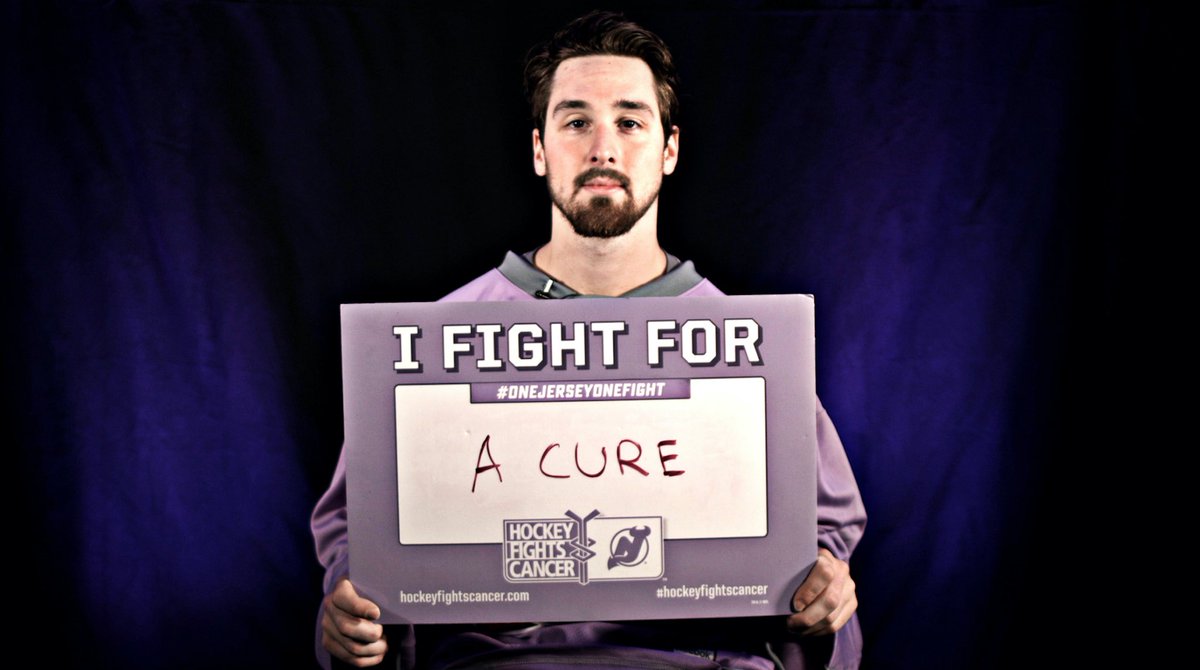 We’re raising awareness for #HockeyFightsCancer. I’ll donate $1 for every retweet this tweet gets! #OneJerseyOneFight