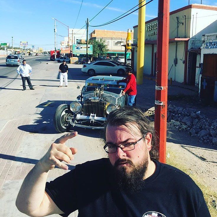 SuperFlyAutos's tweet photo. Our buddy and awesome photpgrapher @nwvt is making his way to @semashow from Mexico with @hardupgarage &amp; @streettoy… https://t.co/sUxJAcoNys