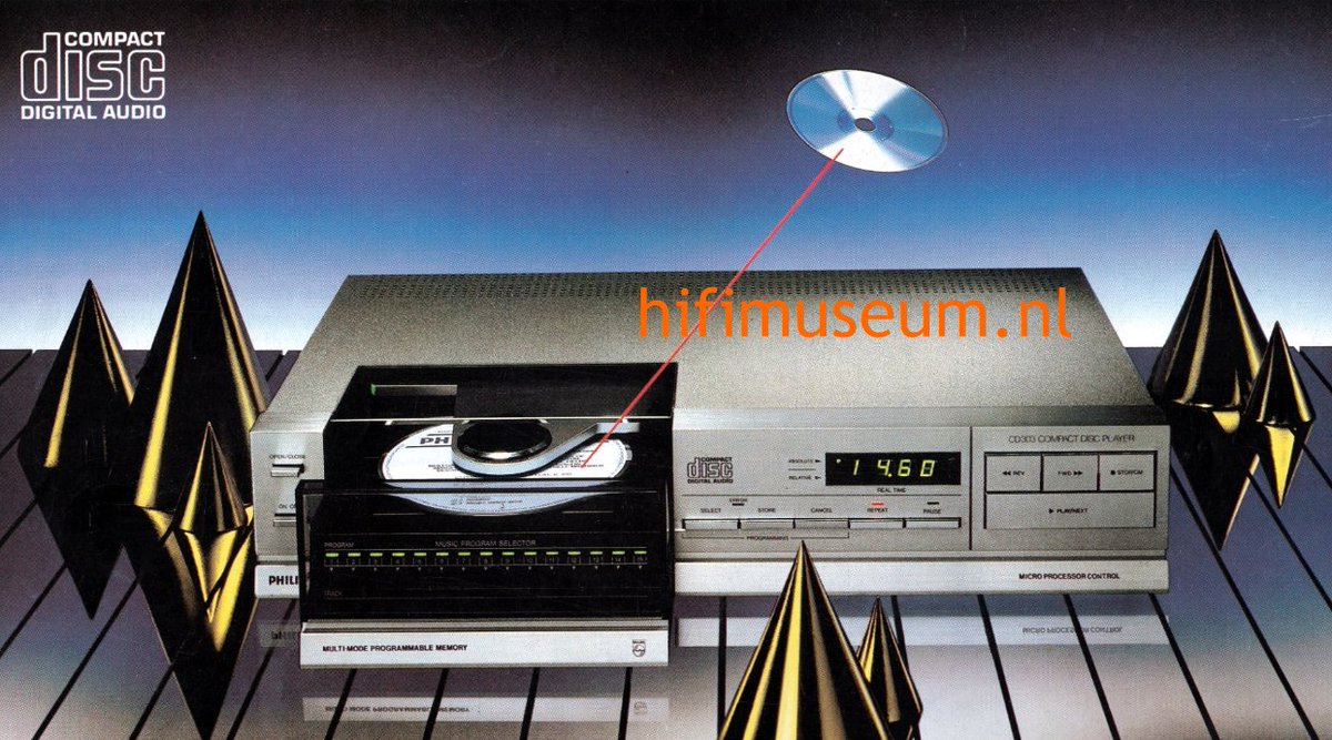 hifimuseum's tweet photo. Philips CD303 Compact Disc Player 1983 #Hifimuseum #Hifi #Audio #Stereo #Radio #Retro #Vintage #Stereo #Eighties #Design #Philips #CD303 https://t.co/TeHzxYVI2i