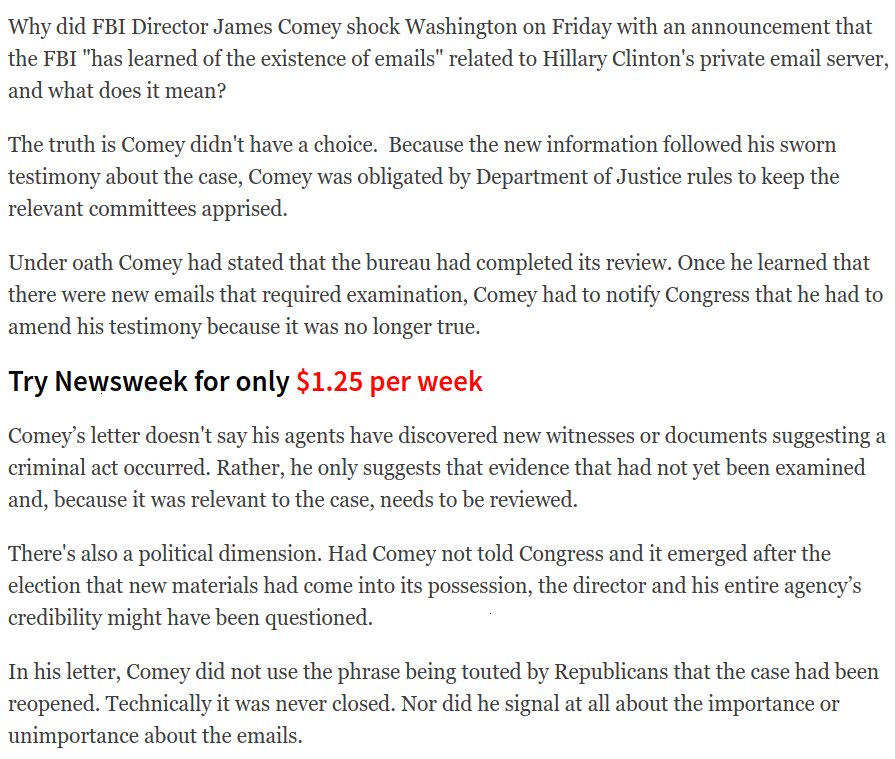Interesting take from <a href="/mattizcoop/">Matthew Cooper</a>:
newsweek.com/fbi-reviewing-…