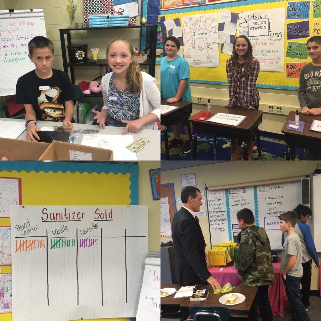 Way to go Miss Cindic and Mrs.Cap's class on launching Hannah Hanitizers! <a href="/RWScholars/">Real World Scholars</a> <a href="/YongZhaoEd/">Yong Zhao, Ph.D</a>