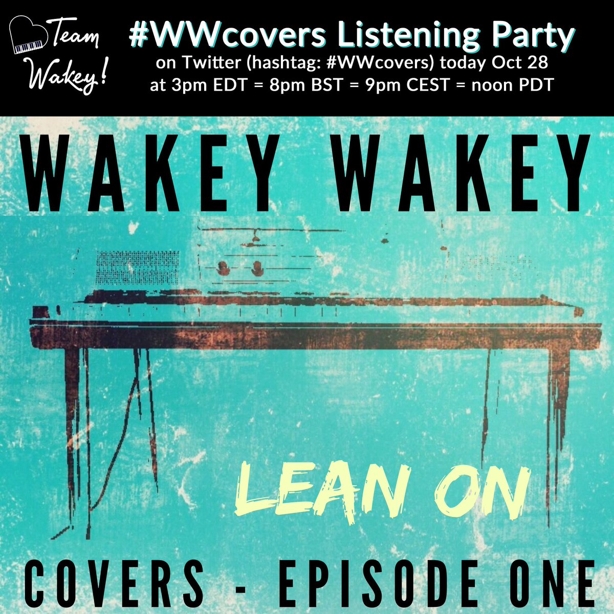 #WWcovers Listening party! 
Let’s all start from Lean On at about the same time.So just let us know if you’re ready! bit.ly/WWcoversEp1Spo…