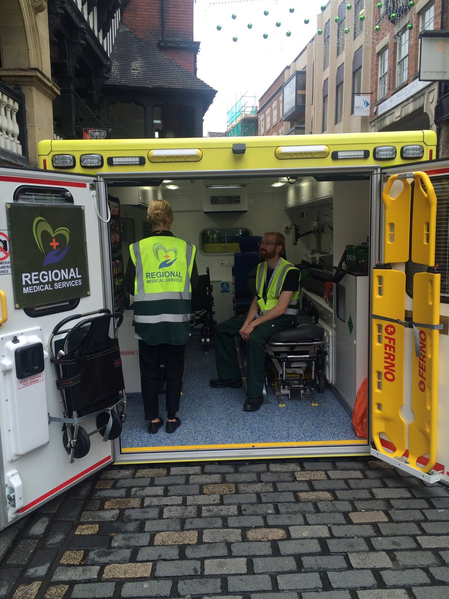 Meeting the wonderful people of <a href="/CityOfChester/">CityOfChester</a> Glad U like our UK frontline Ambulance. <a href="/RegionalMS/">Regional Medical</a> #leadersofinnovation #followtheirlead