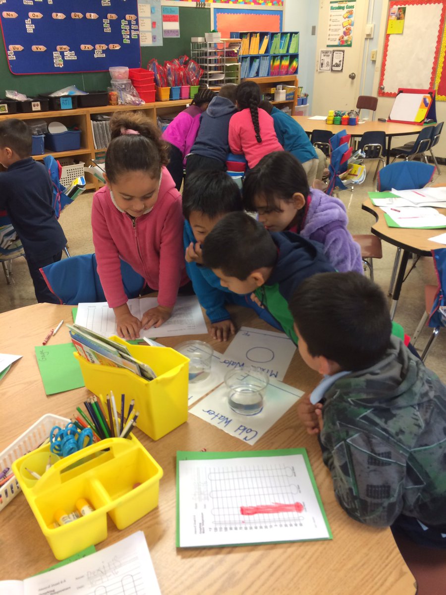 Measuring water temperatures in Science in Room 105 #wearebaltz <a href="/baltzprincipal/">Amy O’Neill</a>