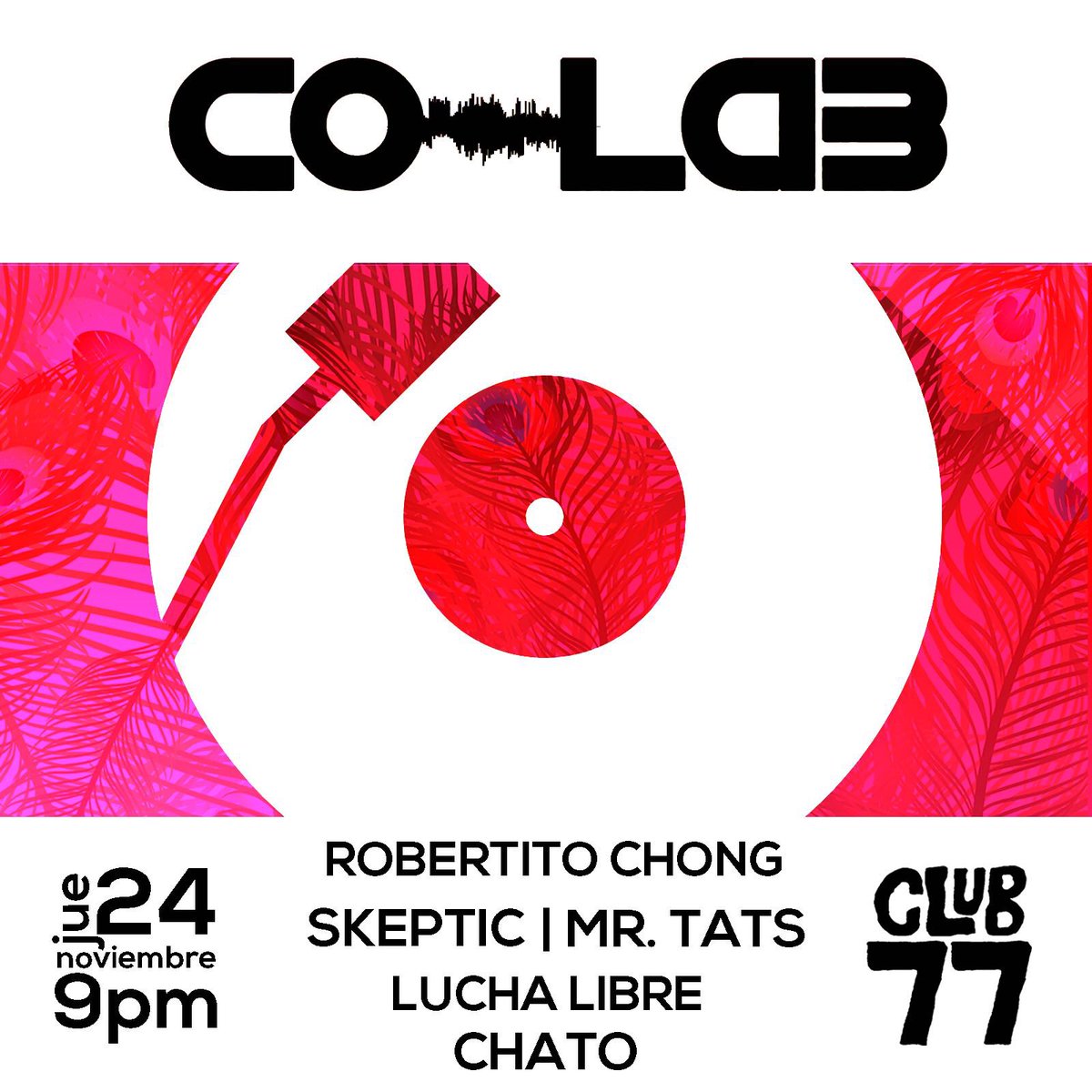 Nos vemos el día del 🦃 en Club 77 
Pa que te jartes! 
<a href="/luchalibredjset/">Lucha Libre DJ</a> <a href="/robertitochong/">EL REY DEL DESCULEO</a>