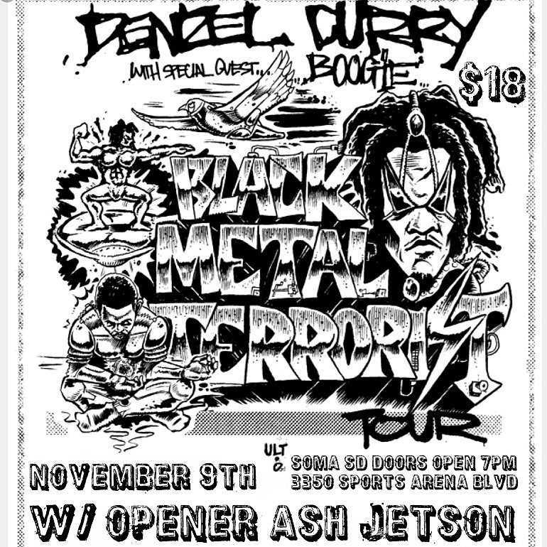 ashjetsonslsd's tweet photo. in addition to my show November 25th, I will also
be opening up for Denzel Curry on November 9th! 🔥🎤
HMU FOR TIX ASAP THEY'RE GONNA GO QUICK https://t.co/phCVOOAuSj