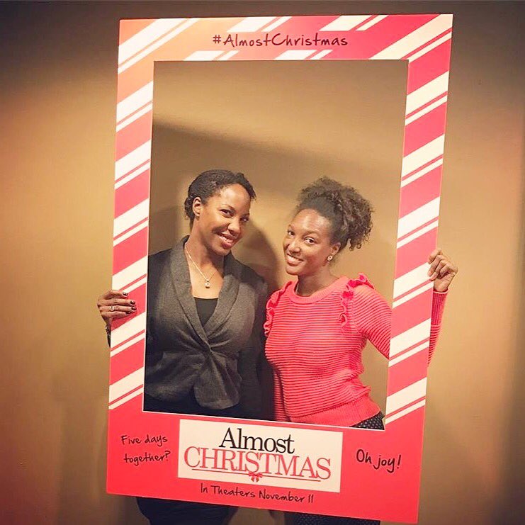 sweet_sheeda's tweet photo. Checked out my fellow #FAMU alums new film #AlmostChristmas with my #famuly Go see it this wkend! #famulyfirst #famuans #ilovemyhbcu https://t.co/8bMAVsQy2T