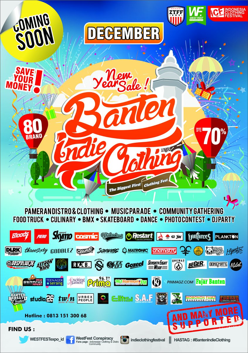 Hello banten!! Are u ready for this one??cek up date selanjutnya dan jangan lupa sebar luaskan genk!! #bantenindieclothing #bantenclothing