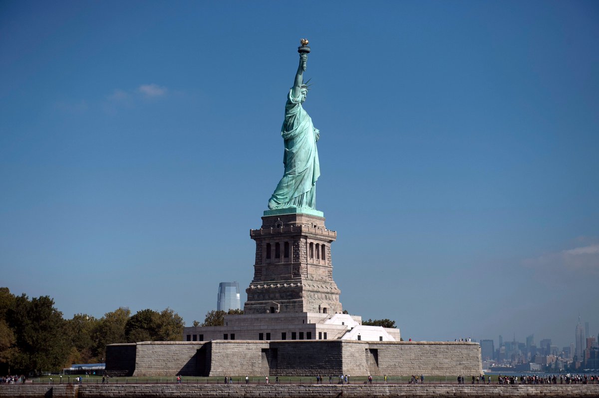 nycgov's tweet photo. For the past 130 years you’ve stood for freedom, progress, and inclusion – happy birthday Lady Liberty. https://t.co/QH2QELYmSB