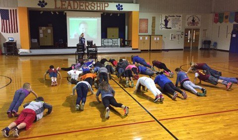 CoachDuncanAES's tweet photo. Had a great time meeting Mr. Marc from @AdventureToFit today via @googlehangouts_.  #KeepItMoving #MegaMode https://t.co/vbLybQgT9E