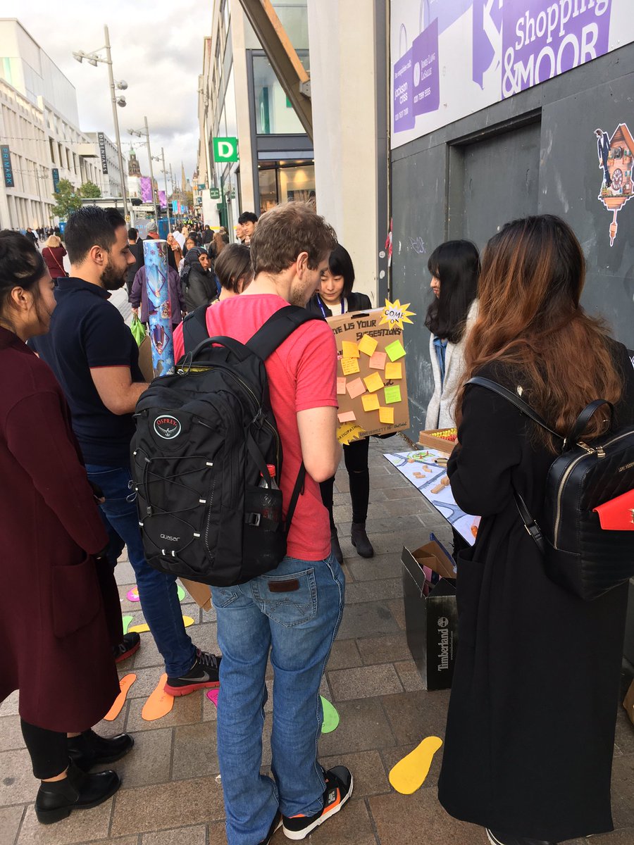 joseR_lt's tweet photo. Great participation from Sheffield citizens at #themoor #pinyourcity #maudtools @SSoA_news @naturallycyclin https://t.co/SG96F6mUJY