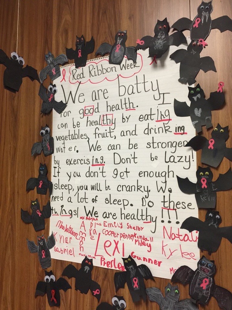melliott_be's tweet photo. Batty for Good Health... @MrsWilson1s #frenshare @BennettFISD #tribeBennett https://t.co/hSA0JqhrFF