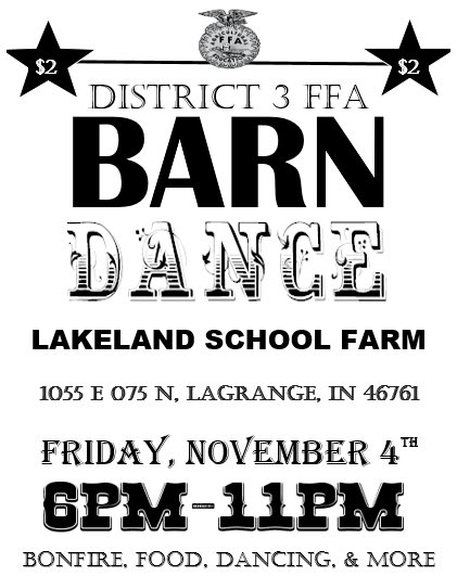 Attention District 3 FFA members!