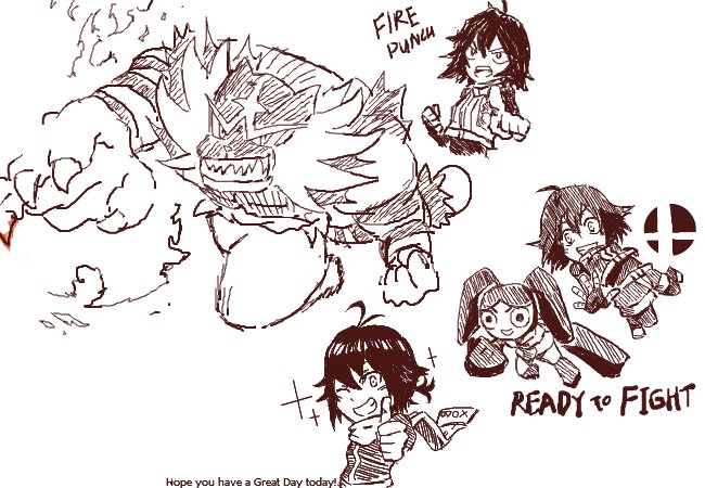 Doodles for today. 