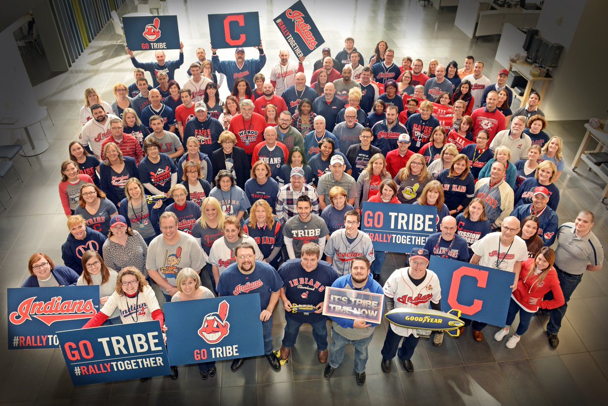 GoodyearBlimp's tweet image. @goodyear associates are proud to #RallyTogether for the @Indians #WorldSeries