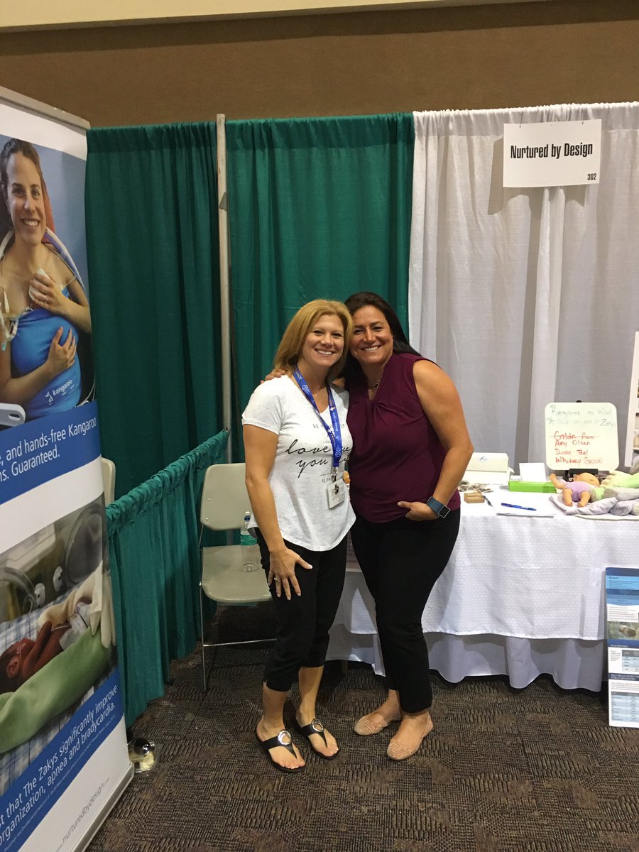 JenniferDegl's tweet photo. It was great to Dr. Jackson showcasing her #NICU developmental care products #Zaky and #KangarooZak at #NANN2016 #preemie https://t.co/7P6tpBFJBH