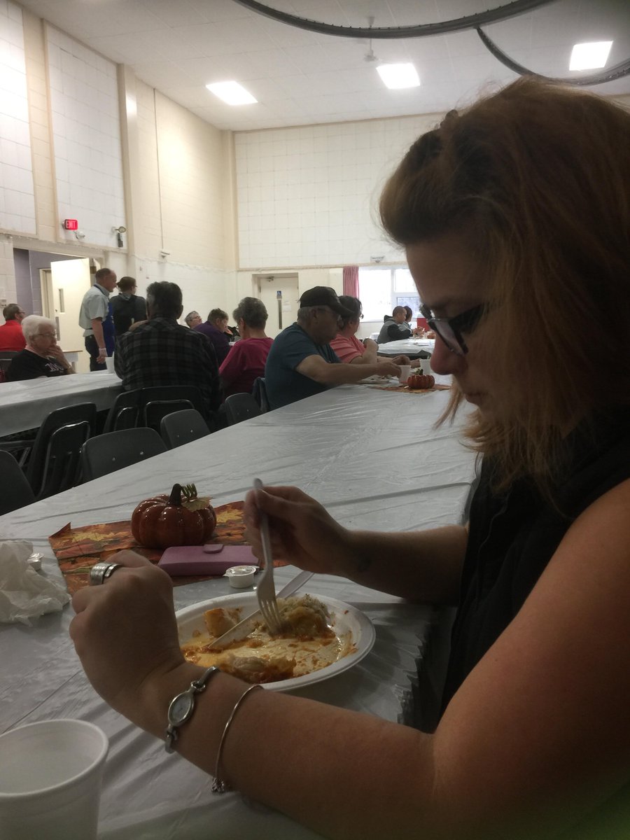 Holyfamilyrcssd's tweet photo. #Communithon #UnitedWay Perogies, Cabbage Rolls and Sausage! A full belly AND supporting a good cause! https://t.co/AnPnRZXI0c
