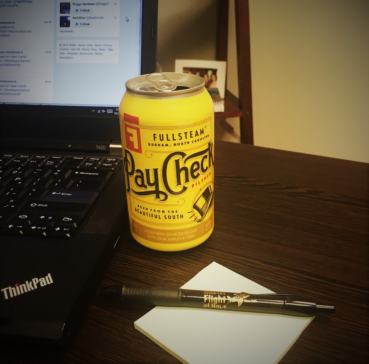 Hops_For_Hope's tweet photo. No better way to celebrate Friday in the office, right @fullsteam? https://t.co/Ss0ZhjrqsJ