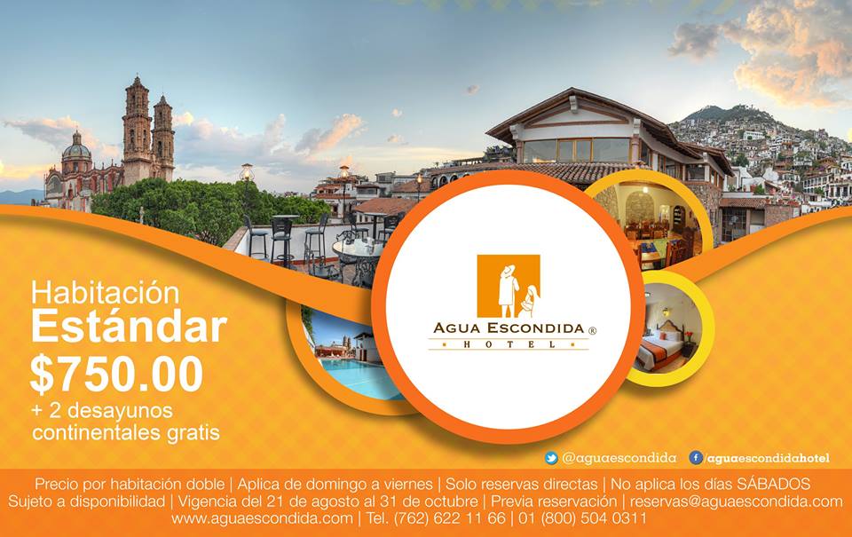 No dejes de disfrutar de Taxco y aprovecha los últimos días de nuestra promoción.
 #TaxcoteEspera #VisitaTaxco